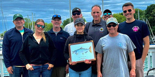 Wilmette Harbor Fishing Fleet and the Wilmette Police and Fire Departments
